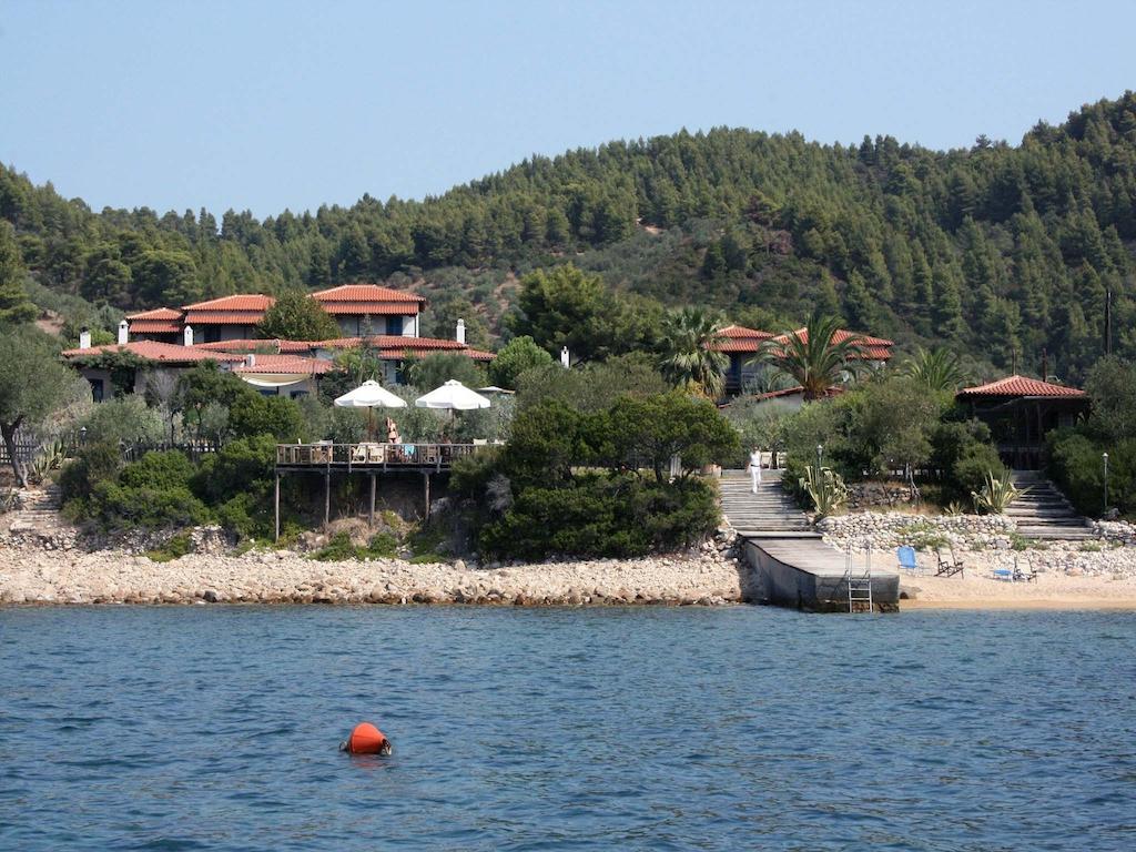 Skites Hotel Bungalows Ouranoupoli Exteriör bild